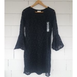 NWT Soul Cake Black Lace Dress Medium